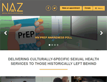 Tablet Screenshot of naz.org.uk